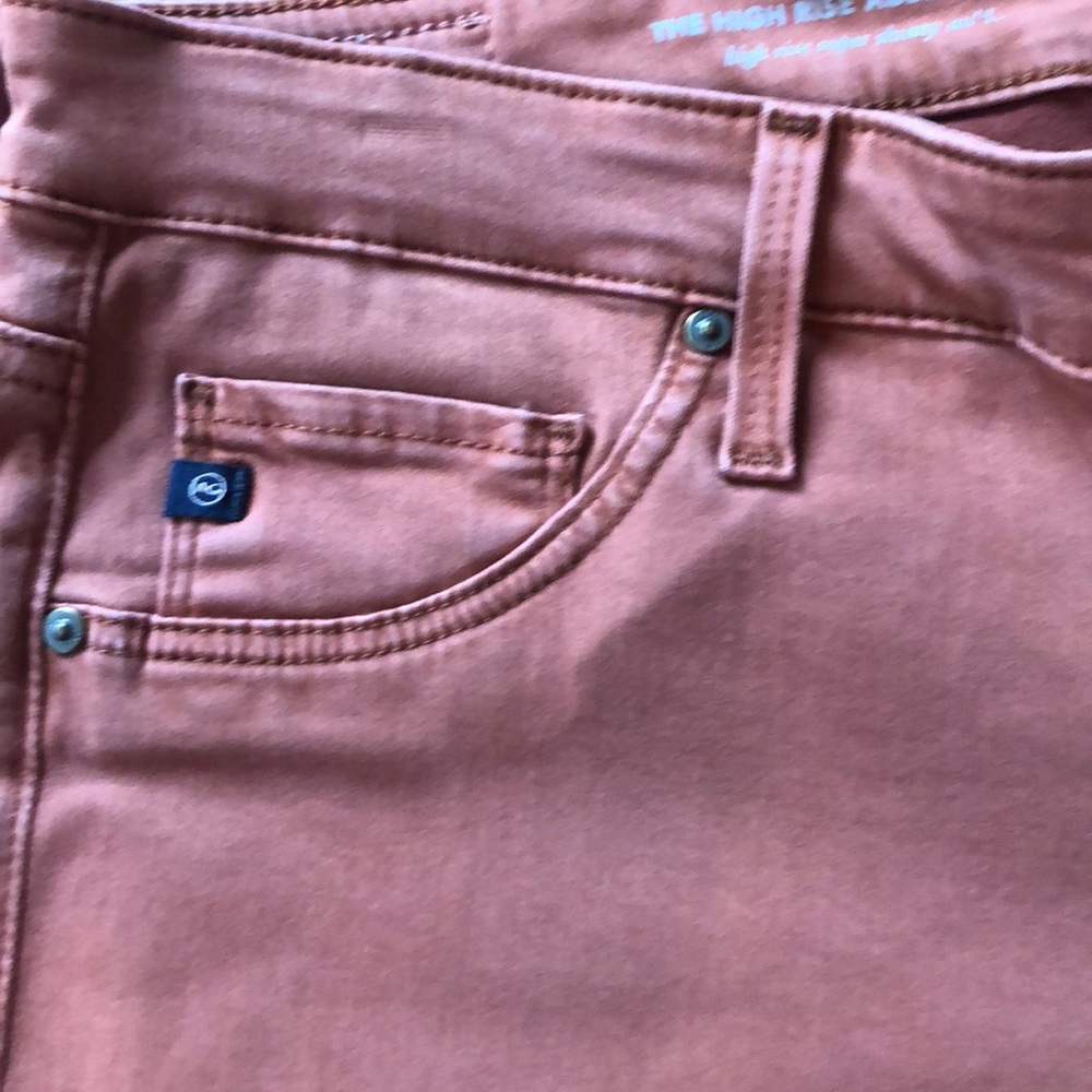 Burnt orange AG - Adriano Goldschmied Pants - Picture 2 of 6